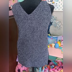 Navy and White LOFT top. Size XL